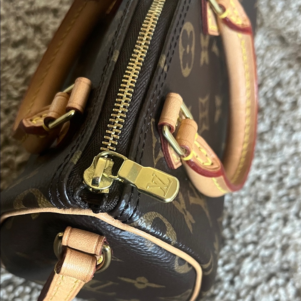 Louis Vuitton Nano Speedy Monogram Mini Crossbody Bag - Picture 6 of 16